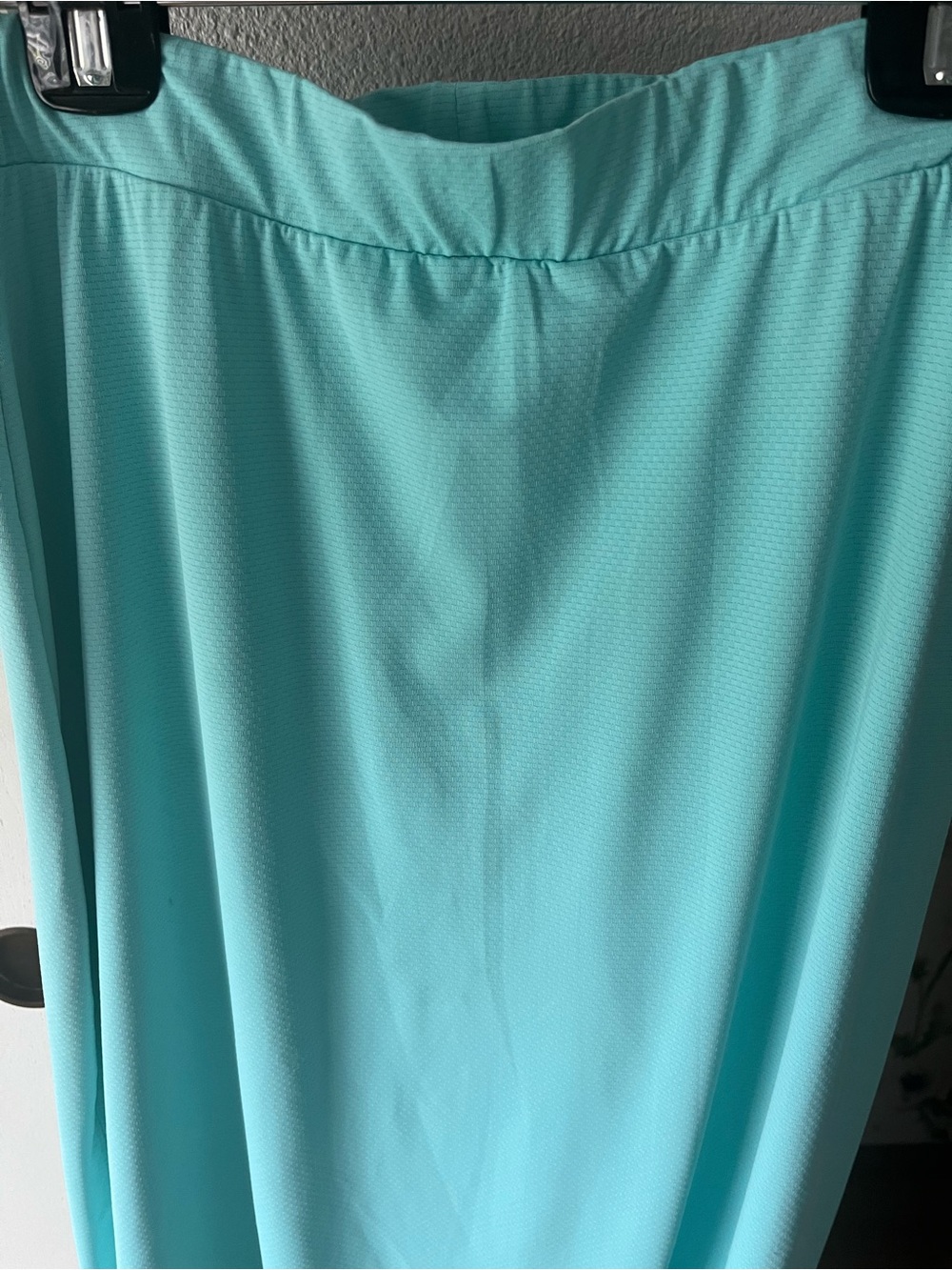 Nuggles Athletic Modest Skirt Mint Textured Midi Casual A-Line Style - Picture 5 of 6
